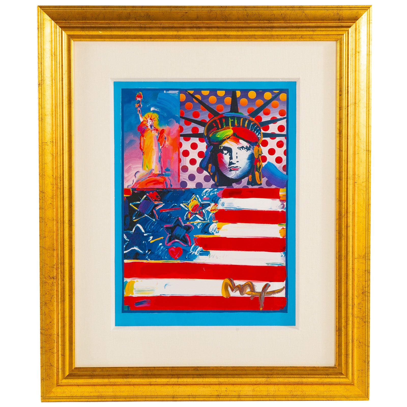 Peter Max | God Bless America II | MutualArt