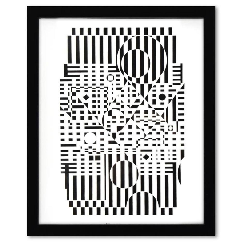 Victor Vasarely | TY-NEU de la serie Croises (1973) | MutualArt