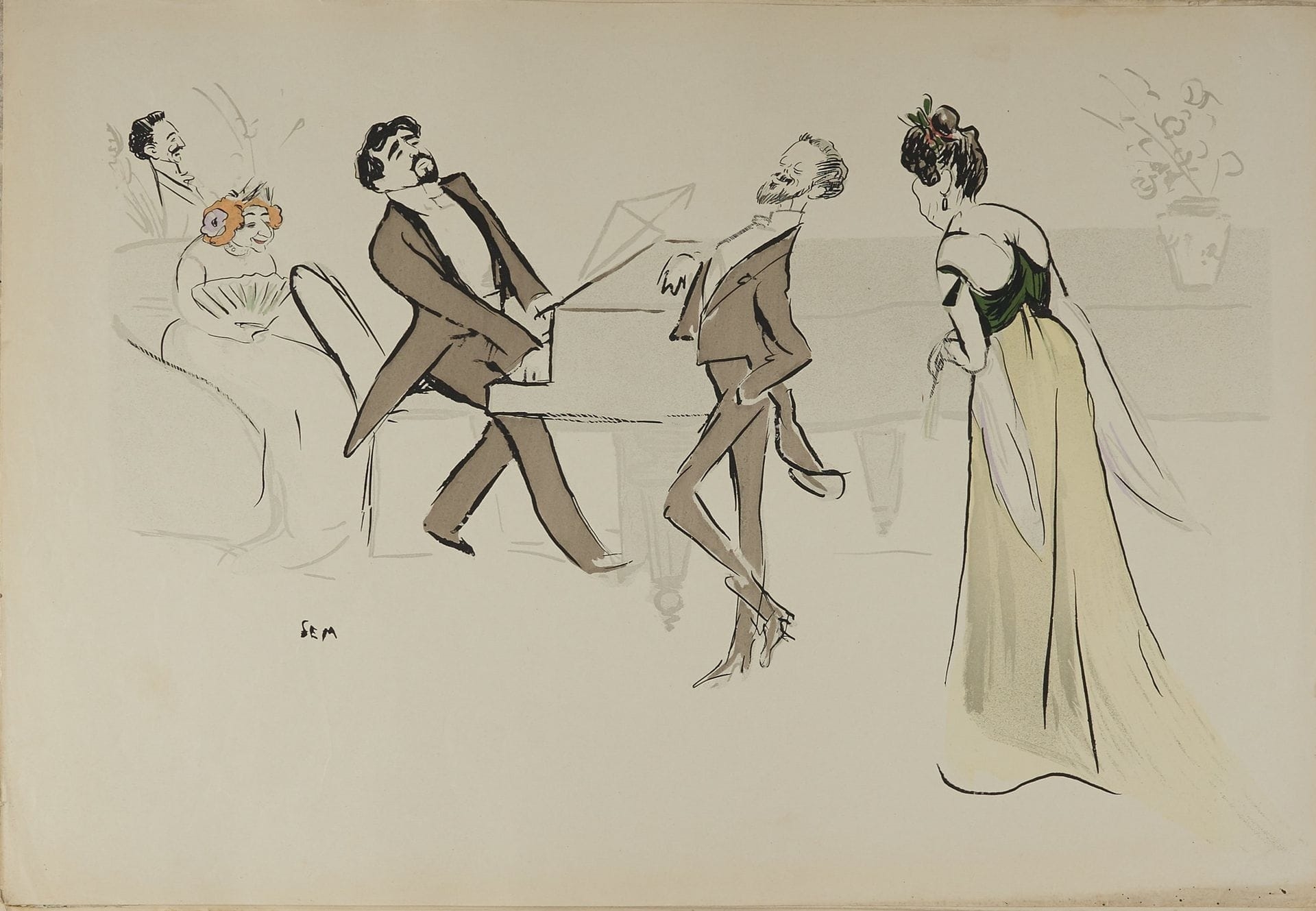Georges Goursat | Album no. 14, Paris (1904) | MutualArt