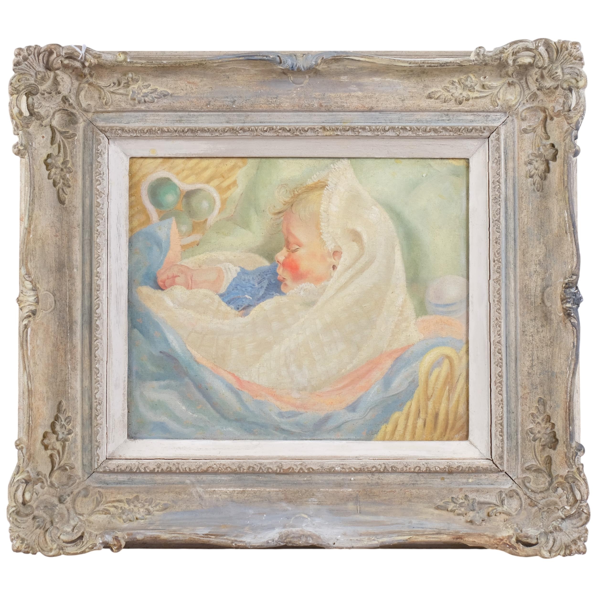 Henry J. Neave | portrait of the artist's son Peter sleeping | MutualArt