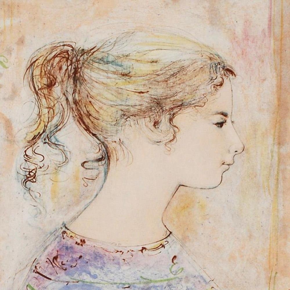 Edna Hibel | Sami #11 Limited Edition Lithograph | MutualArt