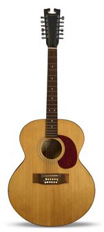 A Harptone Acoustic 12-String Guitar