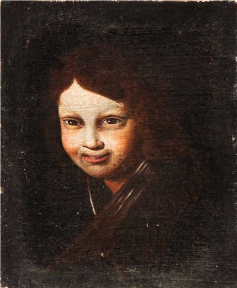 Portrait of a smiling child - Giovanni Antonio Galli