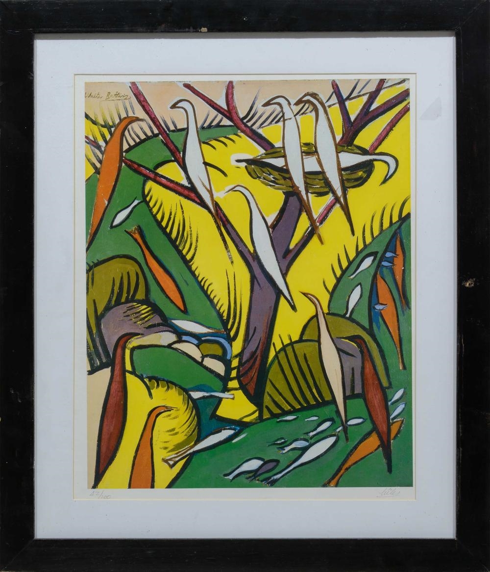 Walter Whall Battiss | White Birds | MutualArt