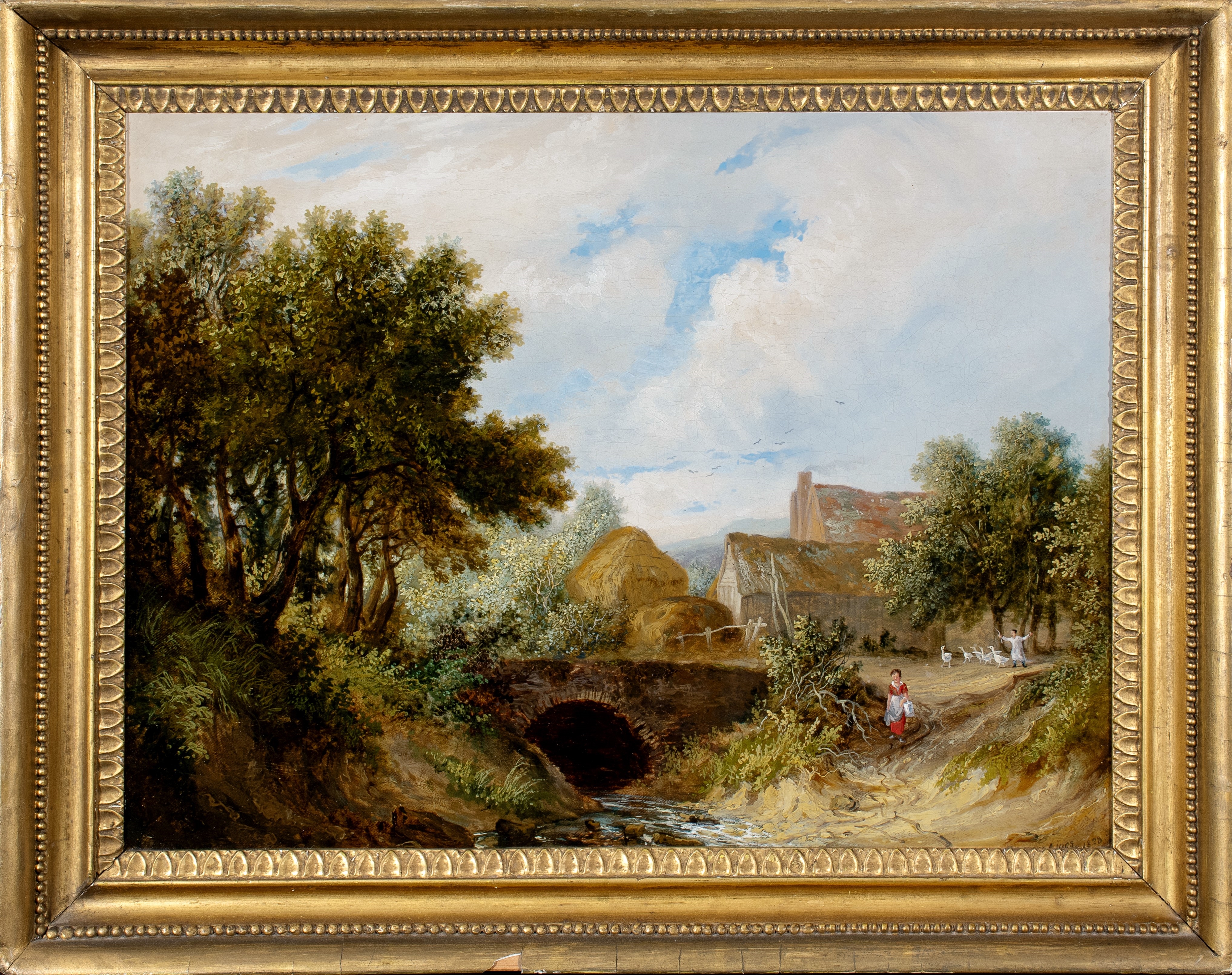 George Hilditch | A Rural Scene in Lincolnshire (1828) | MutualArt