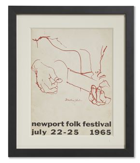 BOB DYLAN: A 1965 NEWPORT FOLK FESTIVAL PROGRAM - WHEN DYLAN WENT ELECTRIC