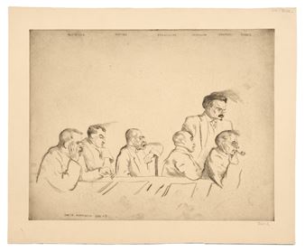 Die russischen Delegierten beim Frieden von Brest-Litowsk