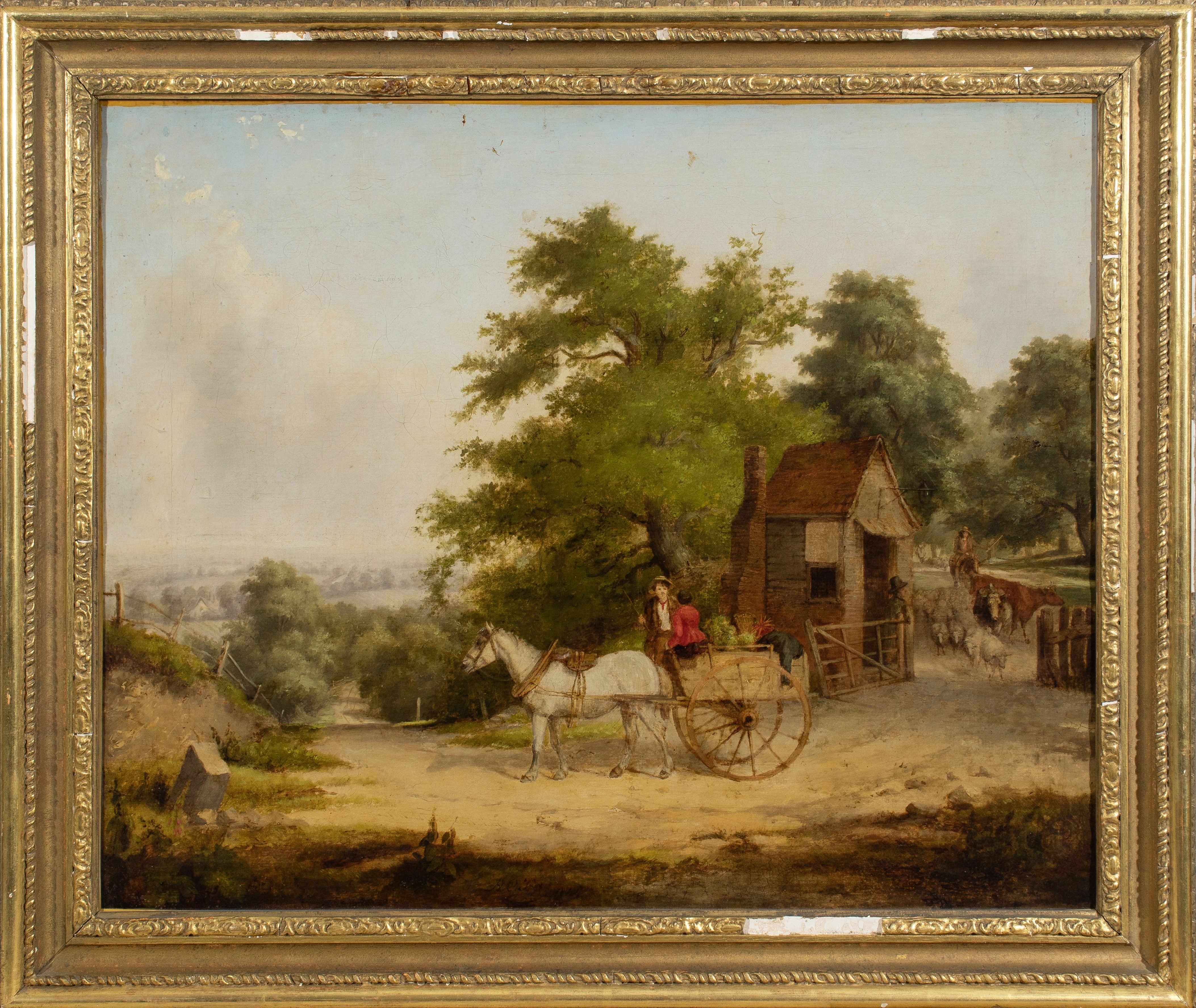 Henry Charles Trery | Setting Off to Market (1844) | MutualArt