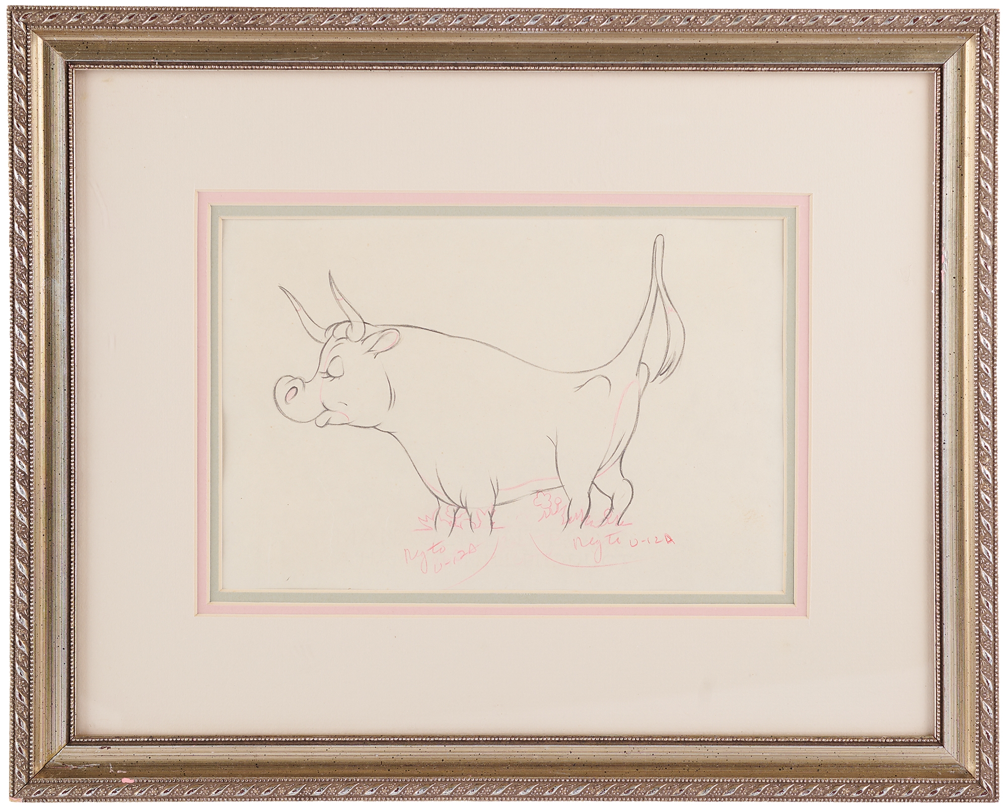 Walt Disney | Ferdinand the Bull and Matador production drawings from ...