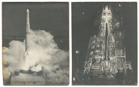 NASA | Pair of Nasa Rocket Photographs (1959 - 1960) | MutualArt