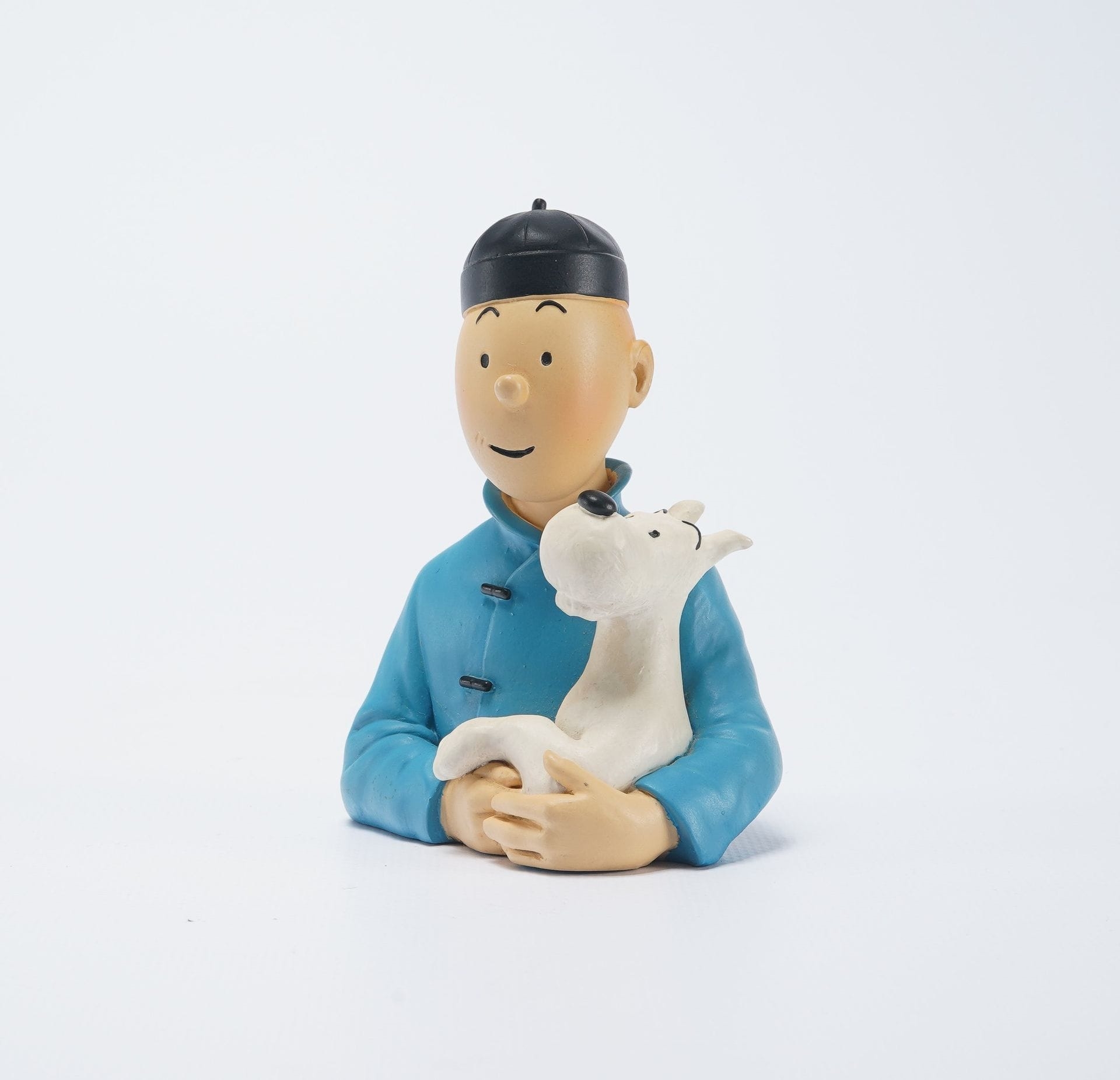 Hergé | Small bust of Tintin Chinois and Snowy (1993) | MutualArt