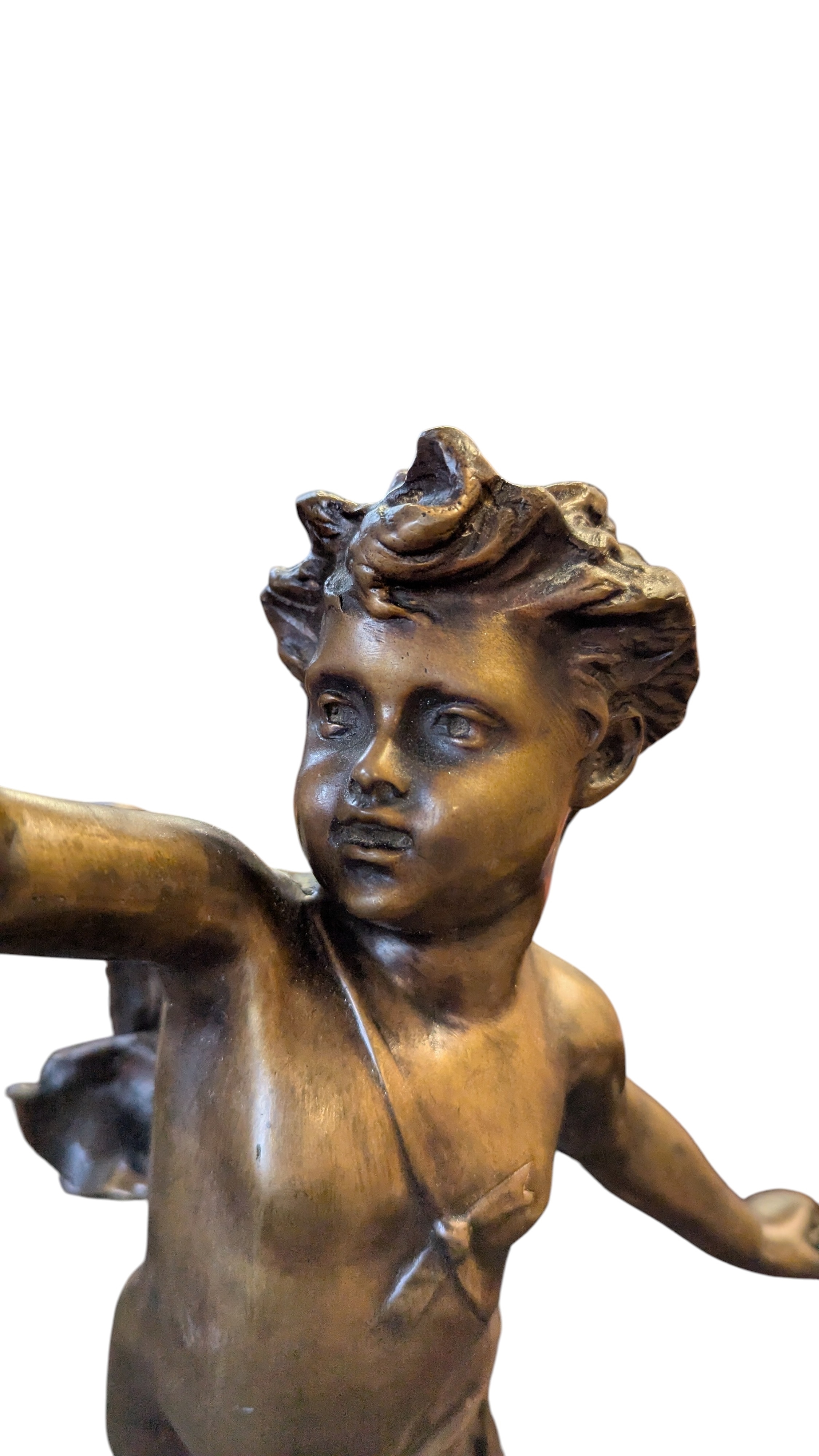 Jean-Louis Grégoire‏ | Late 19th century cast metal cupid figure (Late ...