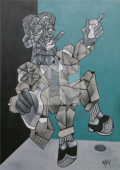 Aket Kubic | Le banquier (2023) | MutualArt
