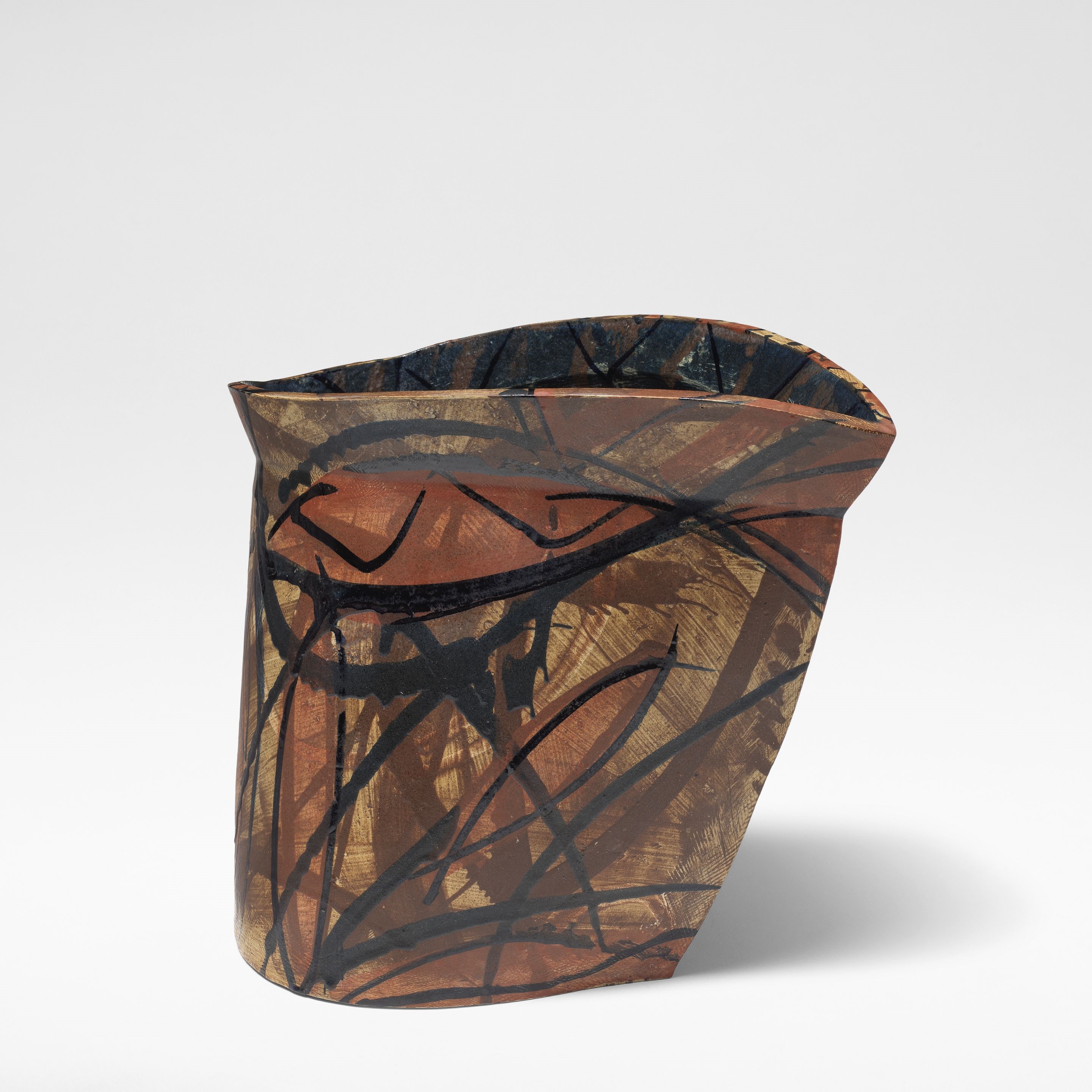 Alison Britton | Abstract vase (1986) | MutualArt