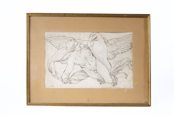 Man and eagle - Giuseppe Cades