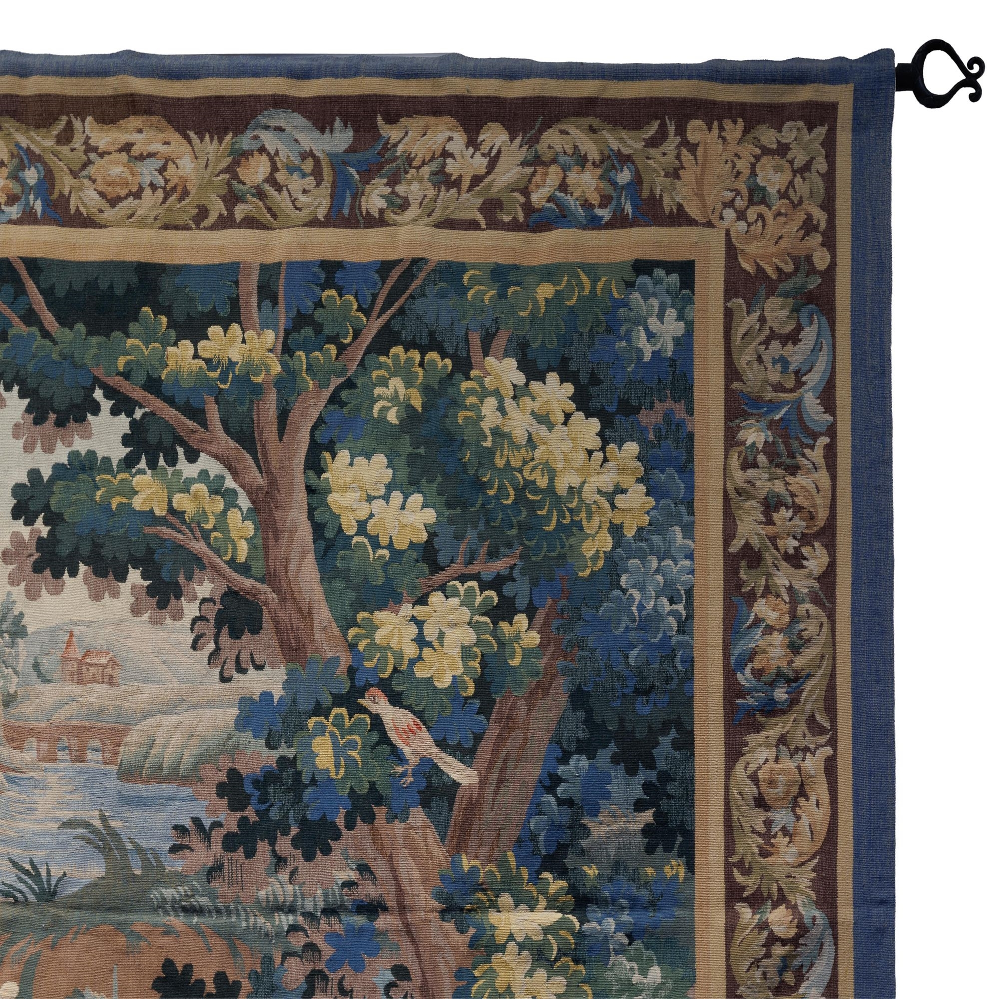 Flemish School 17th Century | Flemish Verdure Style Tapestry (20th ...