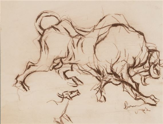 Bull in motion - Dumile Zwelidumile Mxgazi Feni-Mhlaba