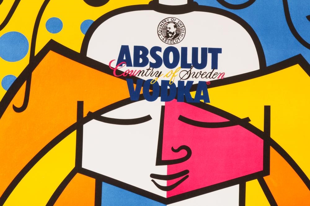 Romero Britto | Absolut Vodka Campaign Litho SIGNED | MutualArt