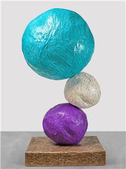 Bronze Stack 3, Cobalt Turquoise