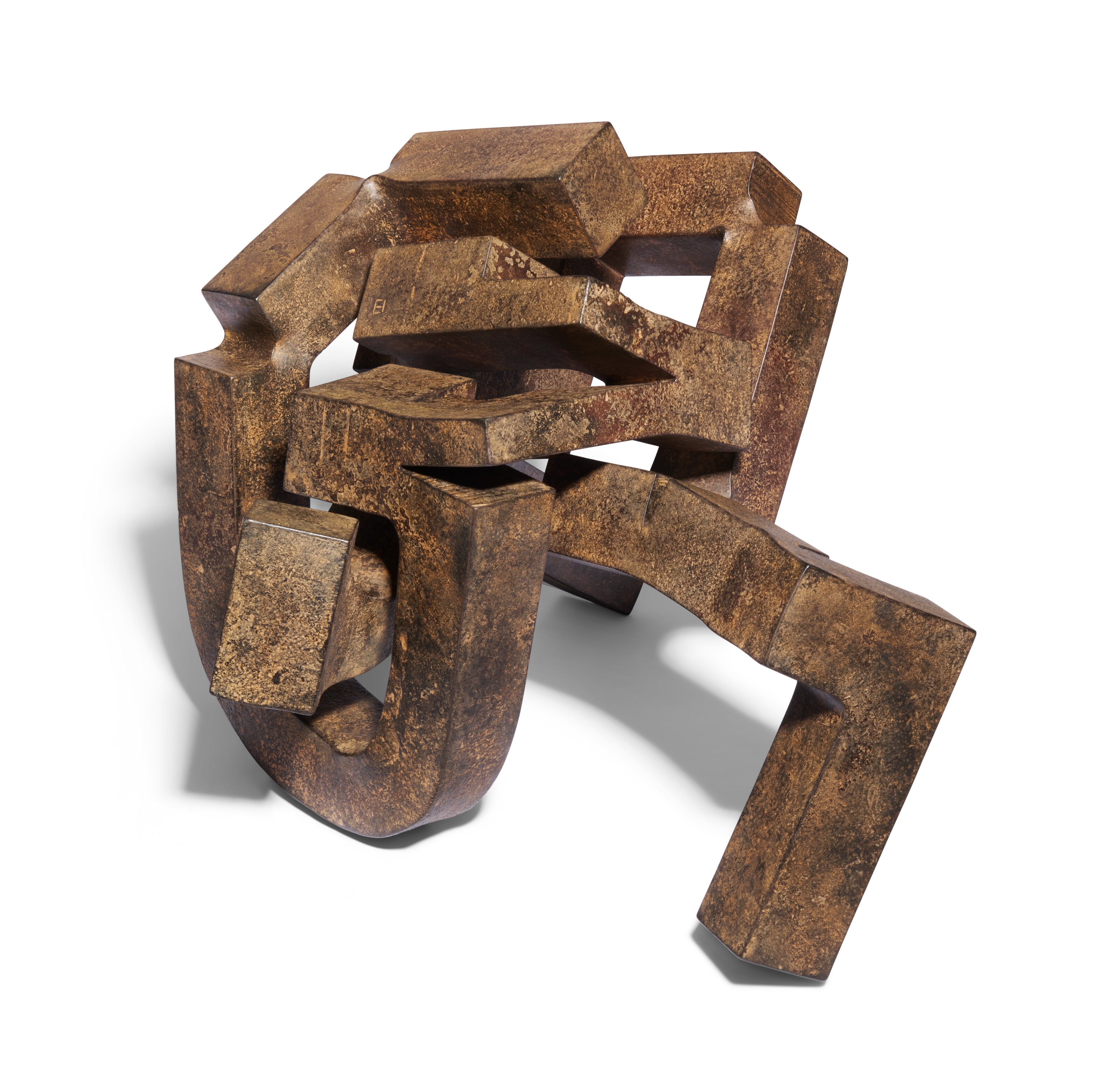Artwork by Eduardo Chillida, Modulación del espacio III (Modulation of Space III, Made of iron