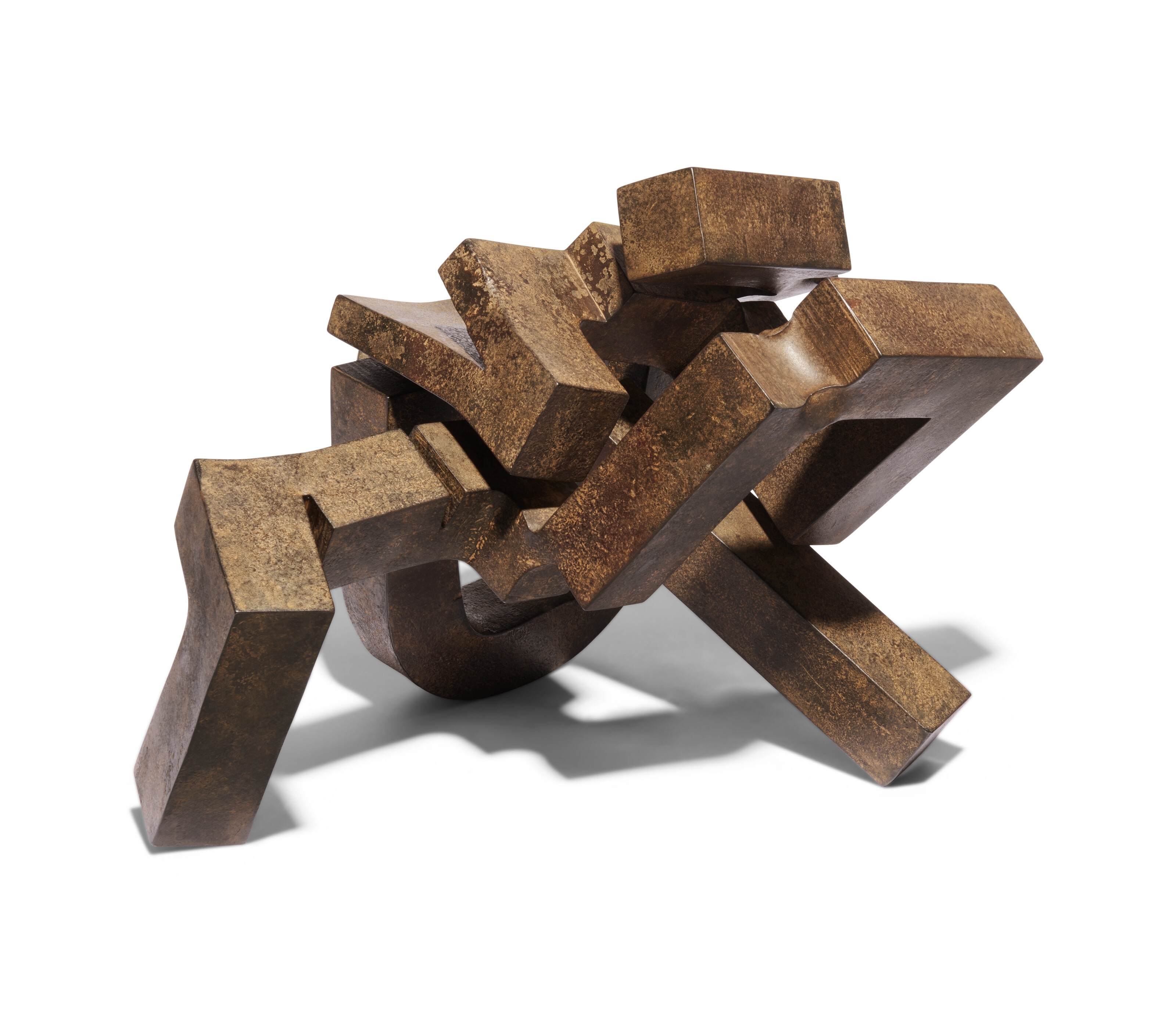 Artwork by Eduardo Chillida, Modulación del espacio III (Modulation of Space III, Made of iron