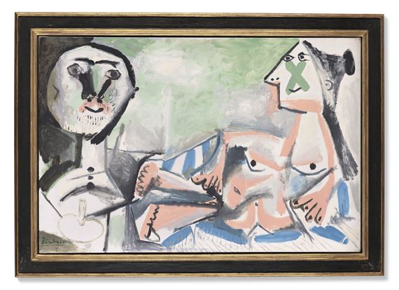 Pablo Picasso | Le peintre et son modèle (1964) | MutualArt