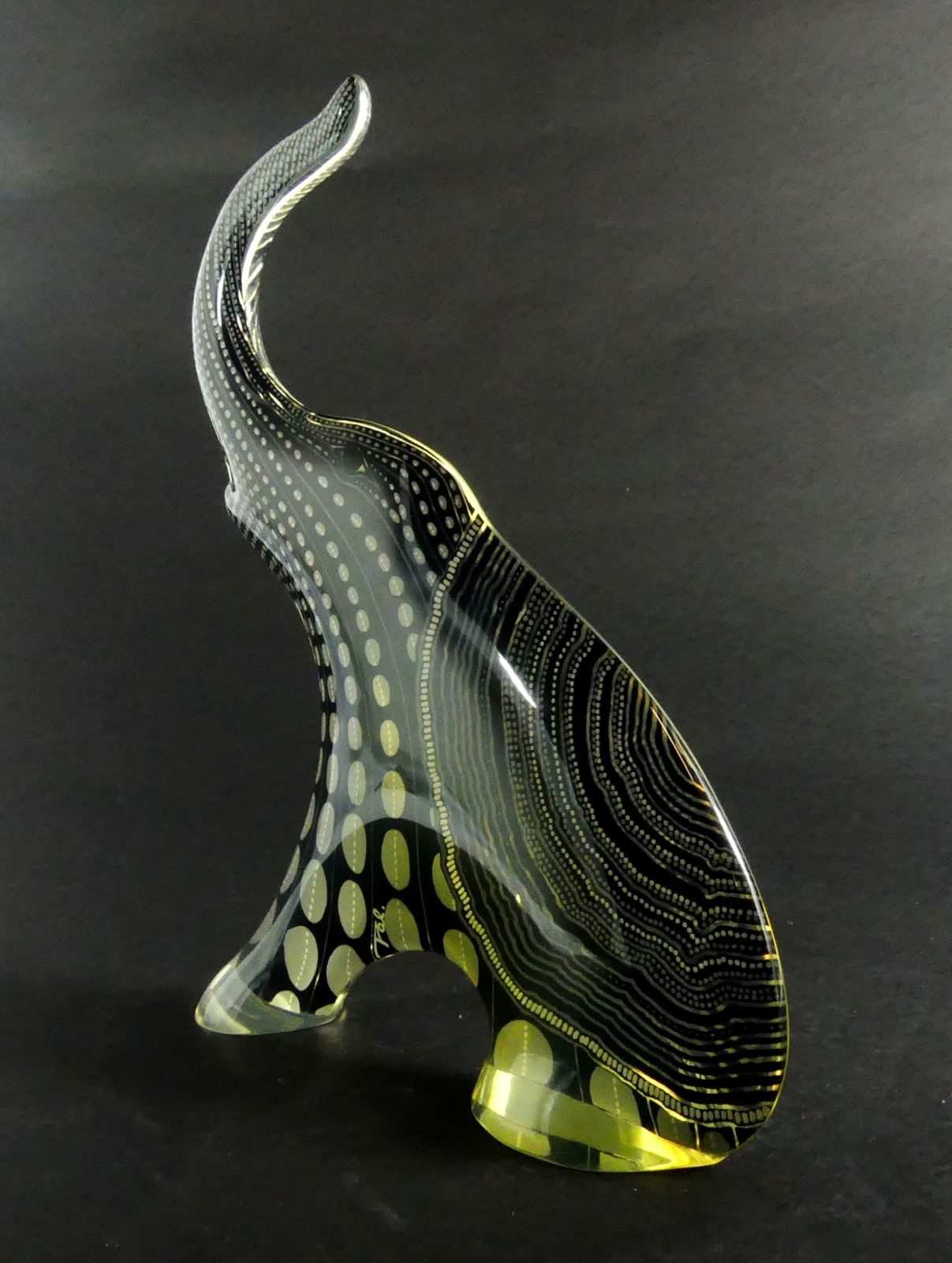 Abraham Palatnik | lucite elephant sculpture | MutualArt