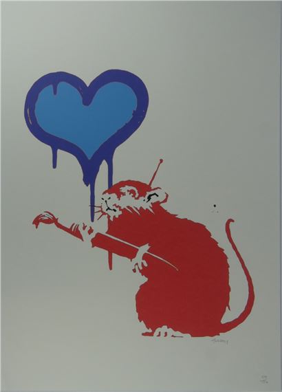 Banksy | Love Rat | MutualArt