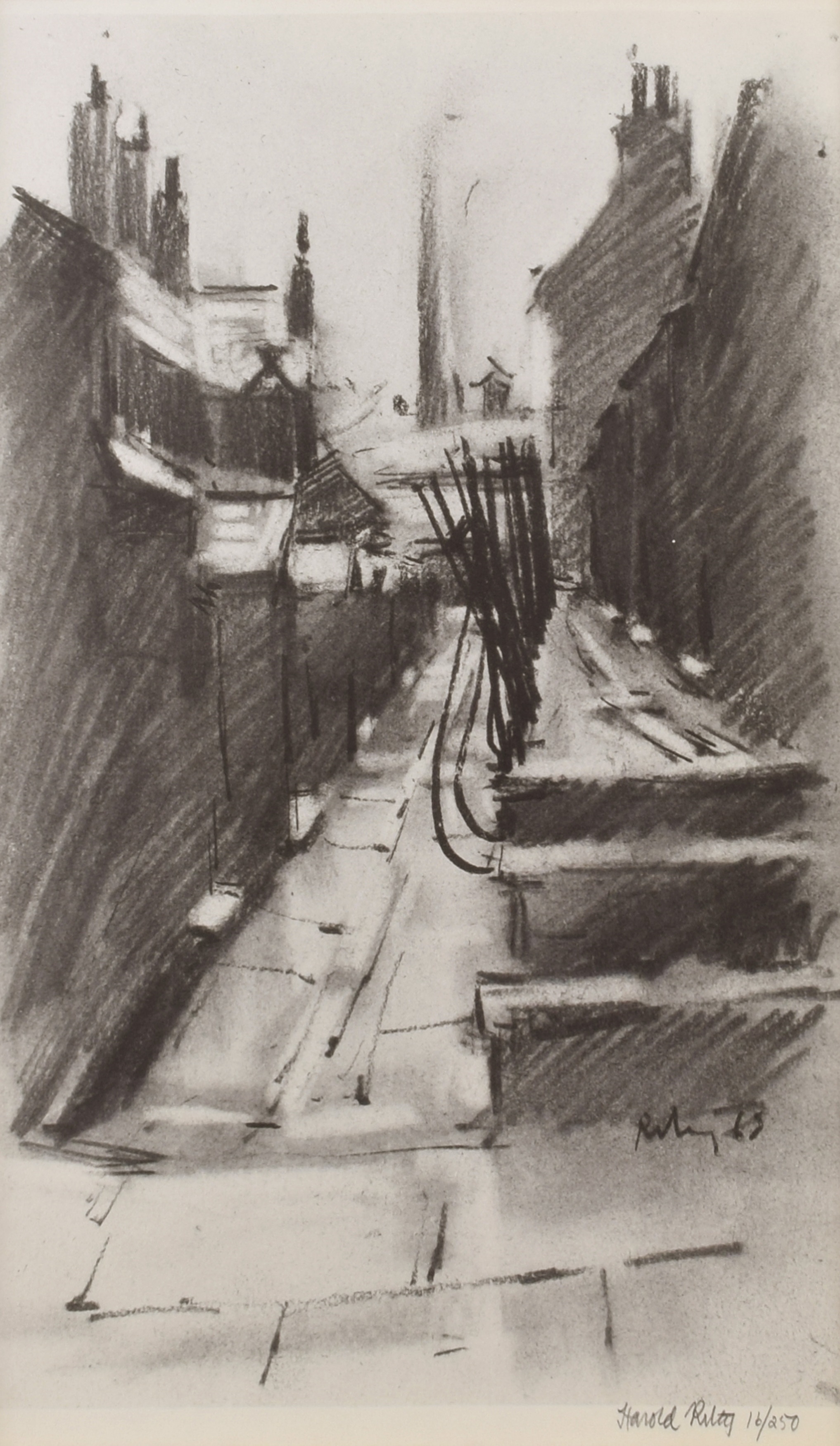Harold Riley | Salford street scene | MutualArt