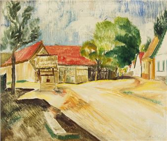 Sunny Summer Street - János Kmetty