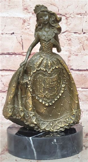 Jean Patoue | Hot Cast Bronze Sculpture Statue Teen Pageant Girl ...