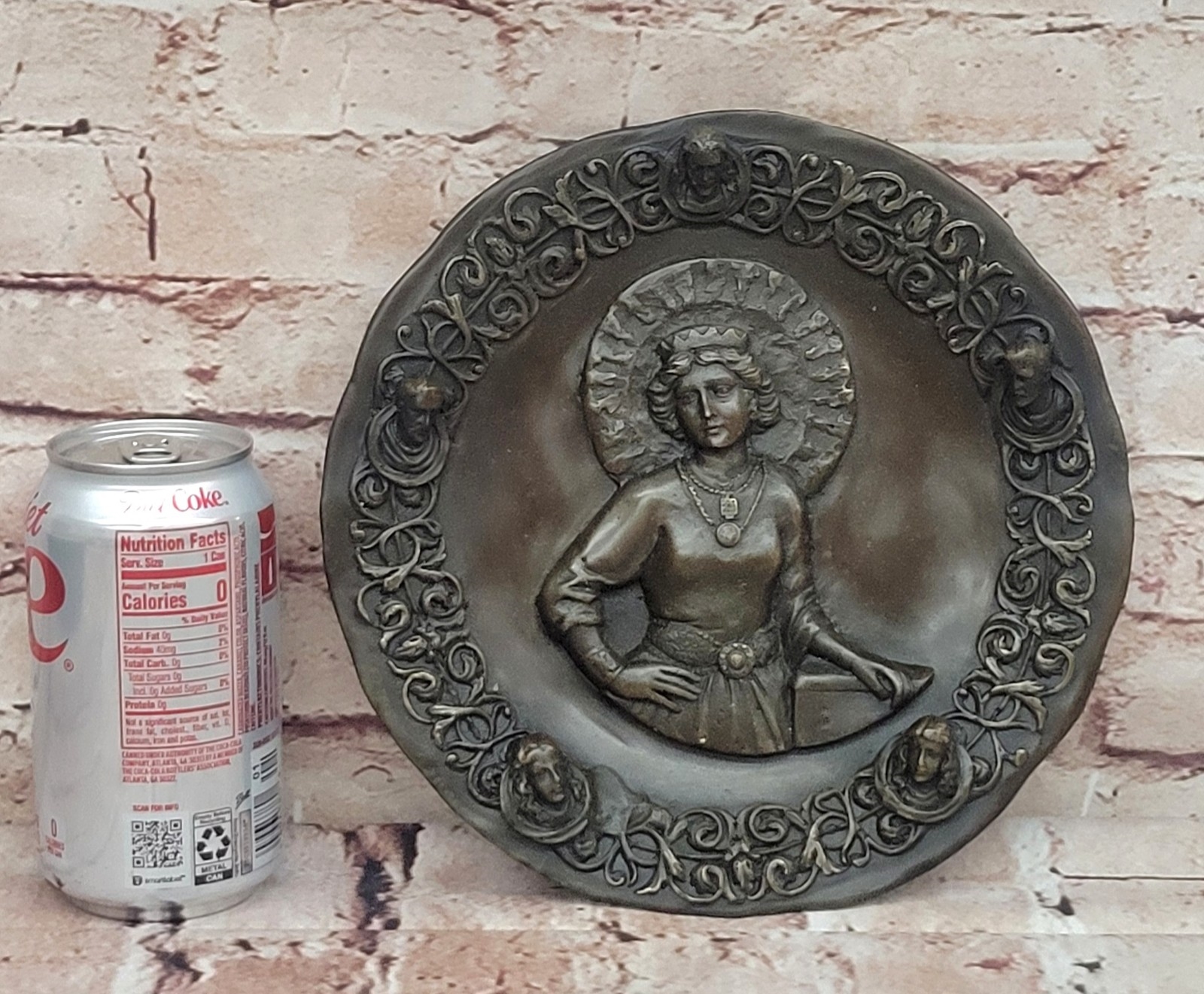 Jean Patoue | Genuine Bronze bas relief of Queen Elizabeth II from ...