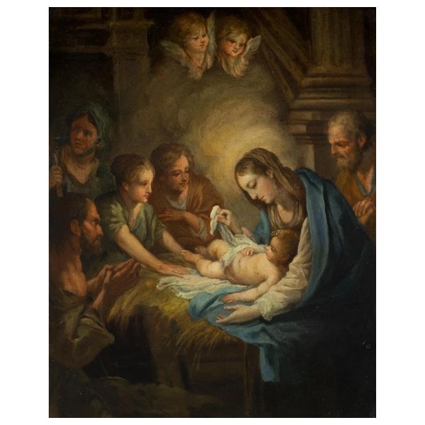 Luca Giordano | THE ADORATION OF THE SHEPHERDS (17th Century 18th ...