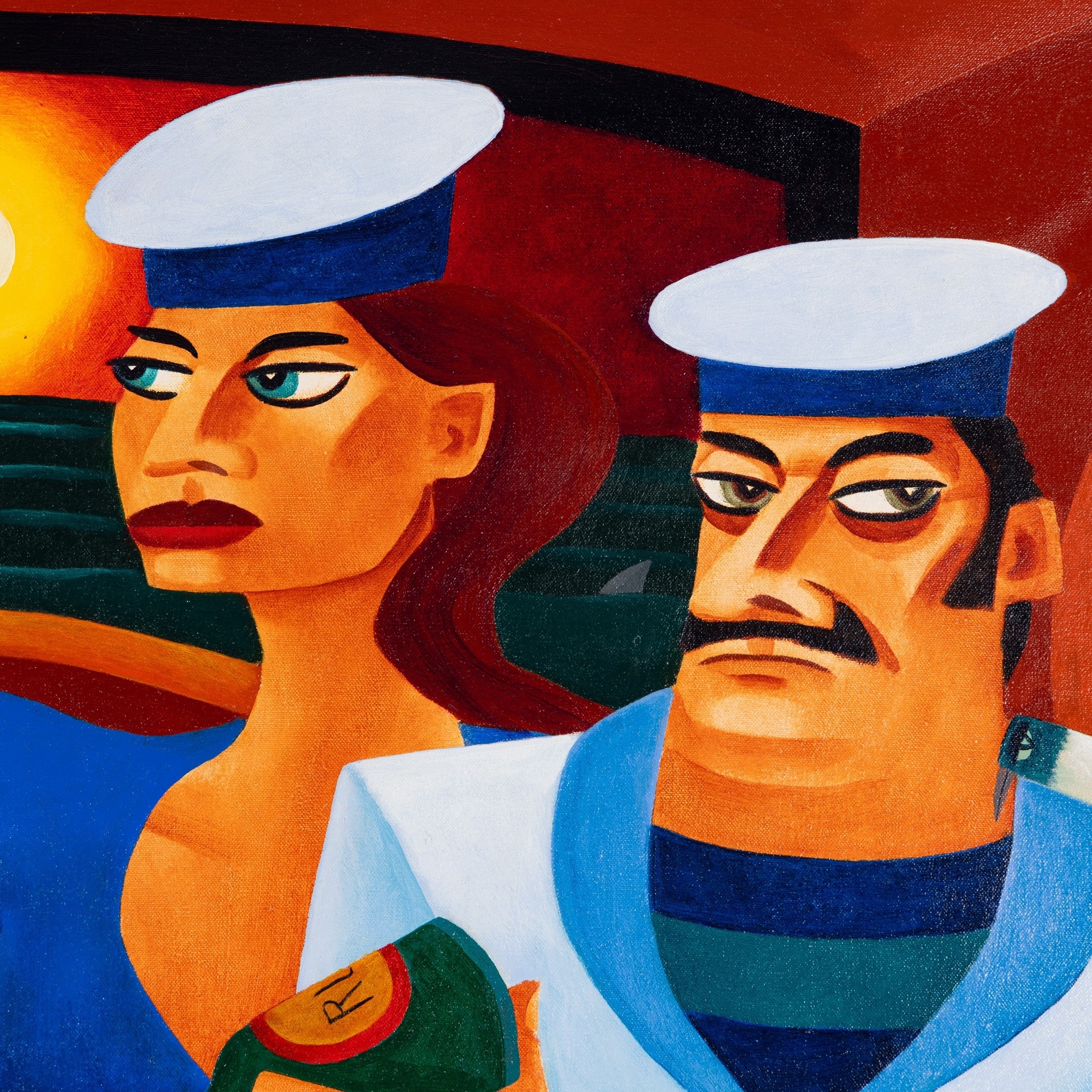 Graham Knuttel | Fish supper at sea | MutualArt