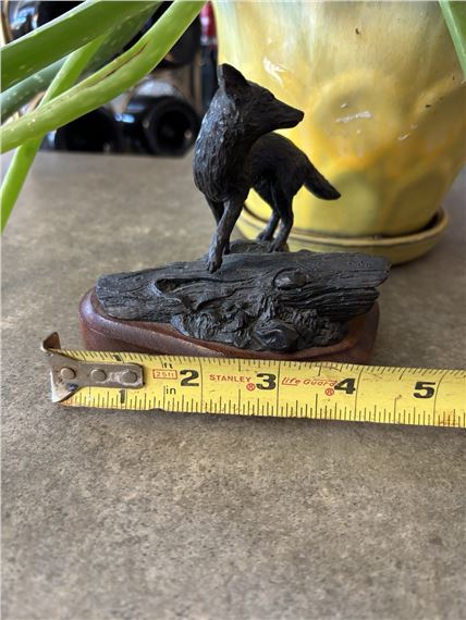 Duke Sundt | Vintage Wolf Sculpture Year 1973 (1973) | MutualArt