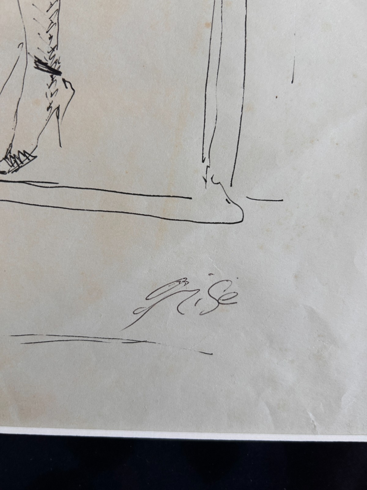 Hendrik Grise | Vintage Signed Original Ink Drawing Showgirl Women Men ...