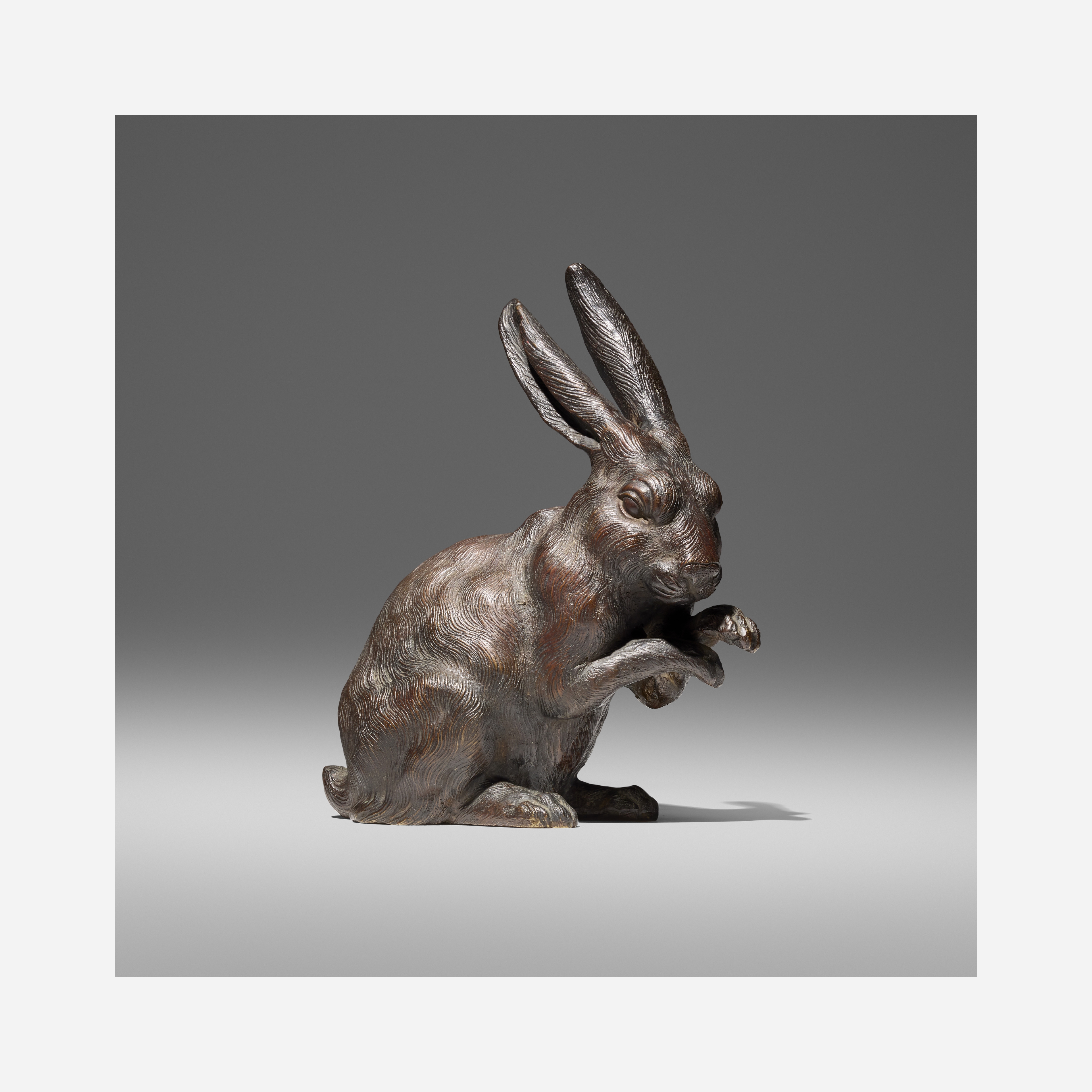 Japanese School | Okimono of a rabbit | MutualArt