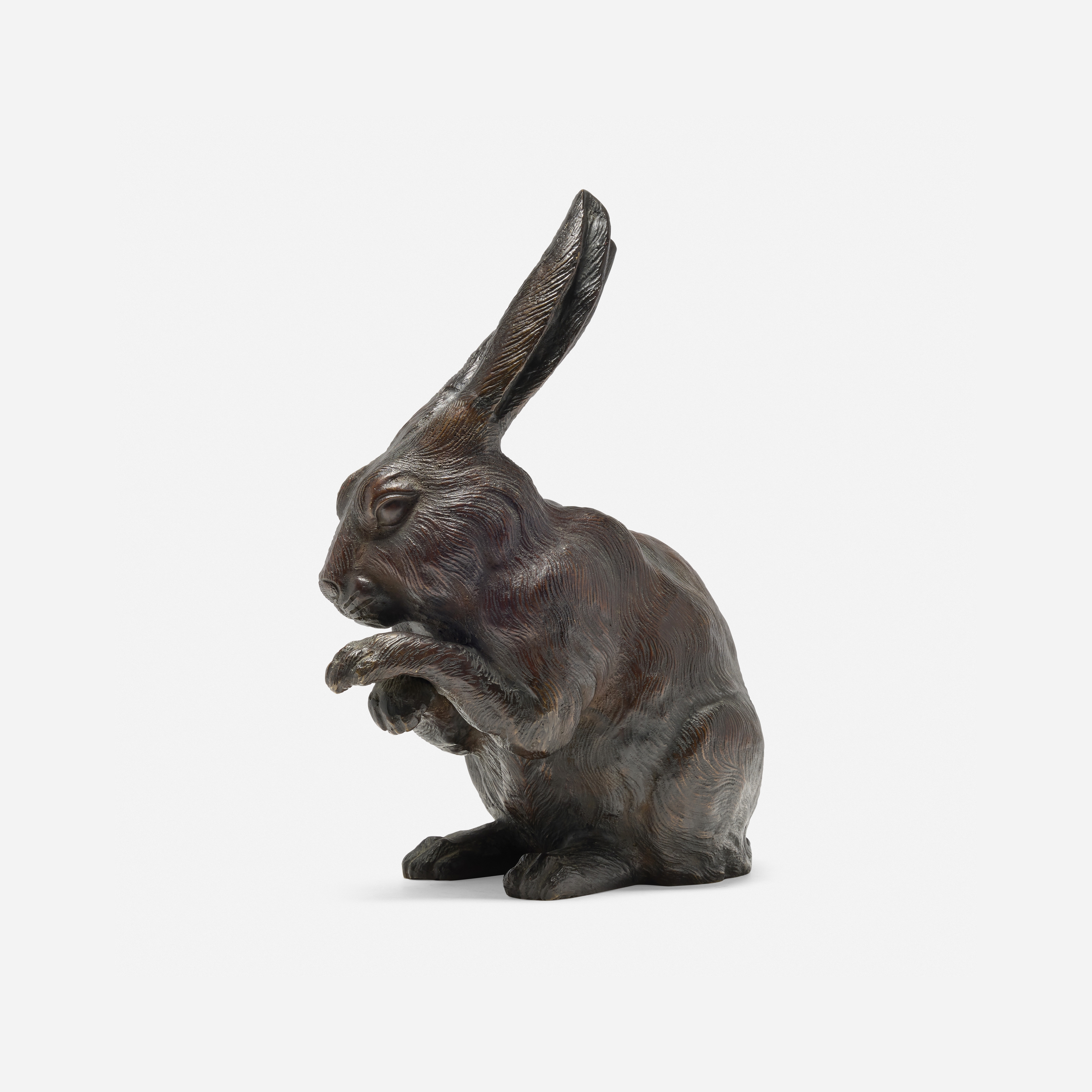 Japanese School | Okimono of a rabbit | MutualArt