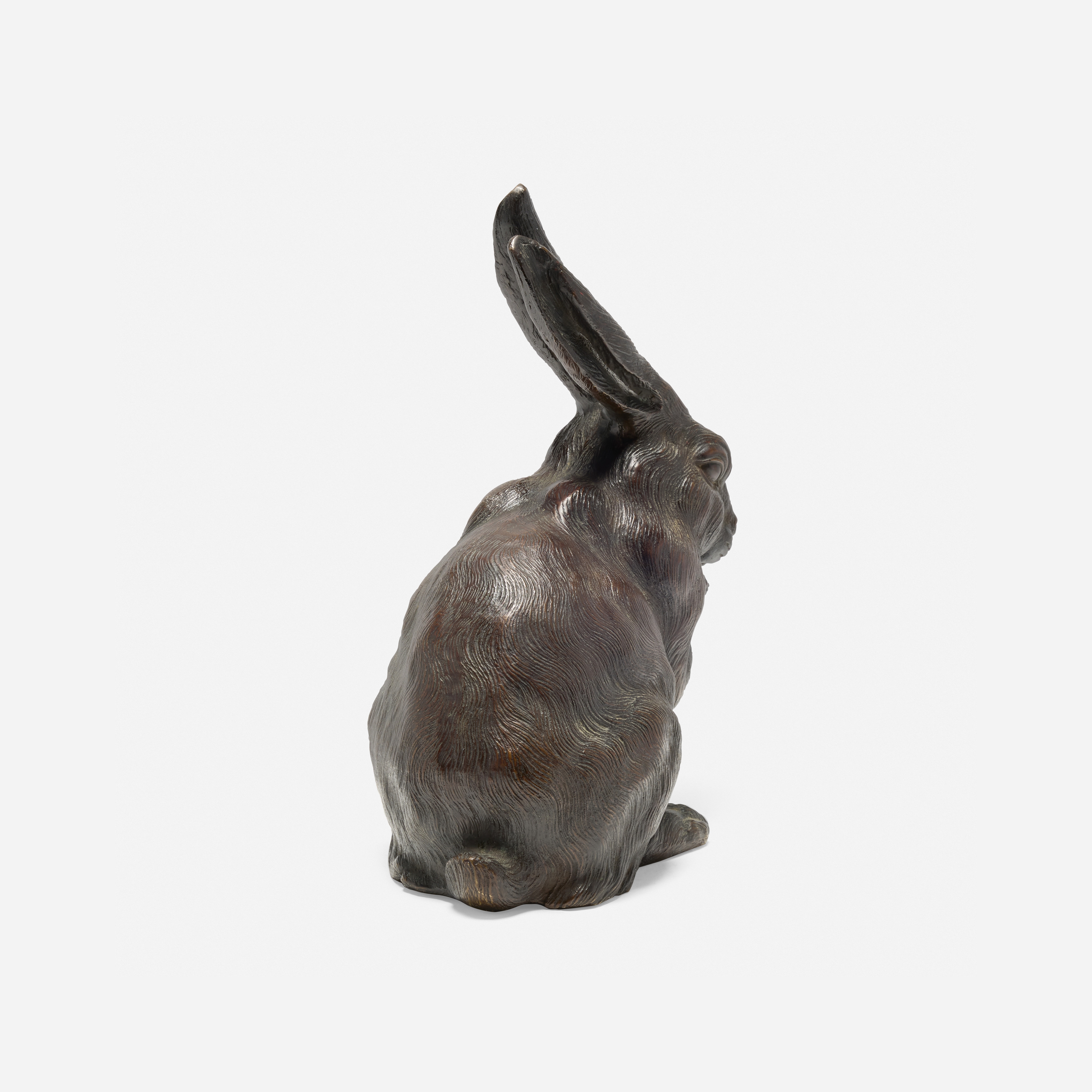 Japanese School | Okimono of a rabbit | MutualArt