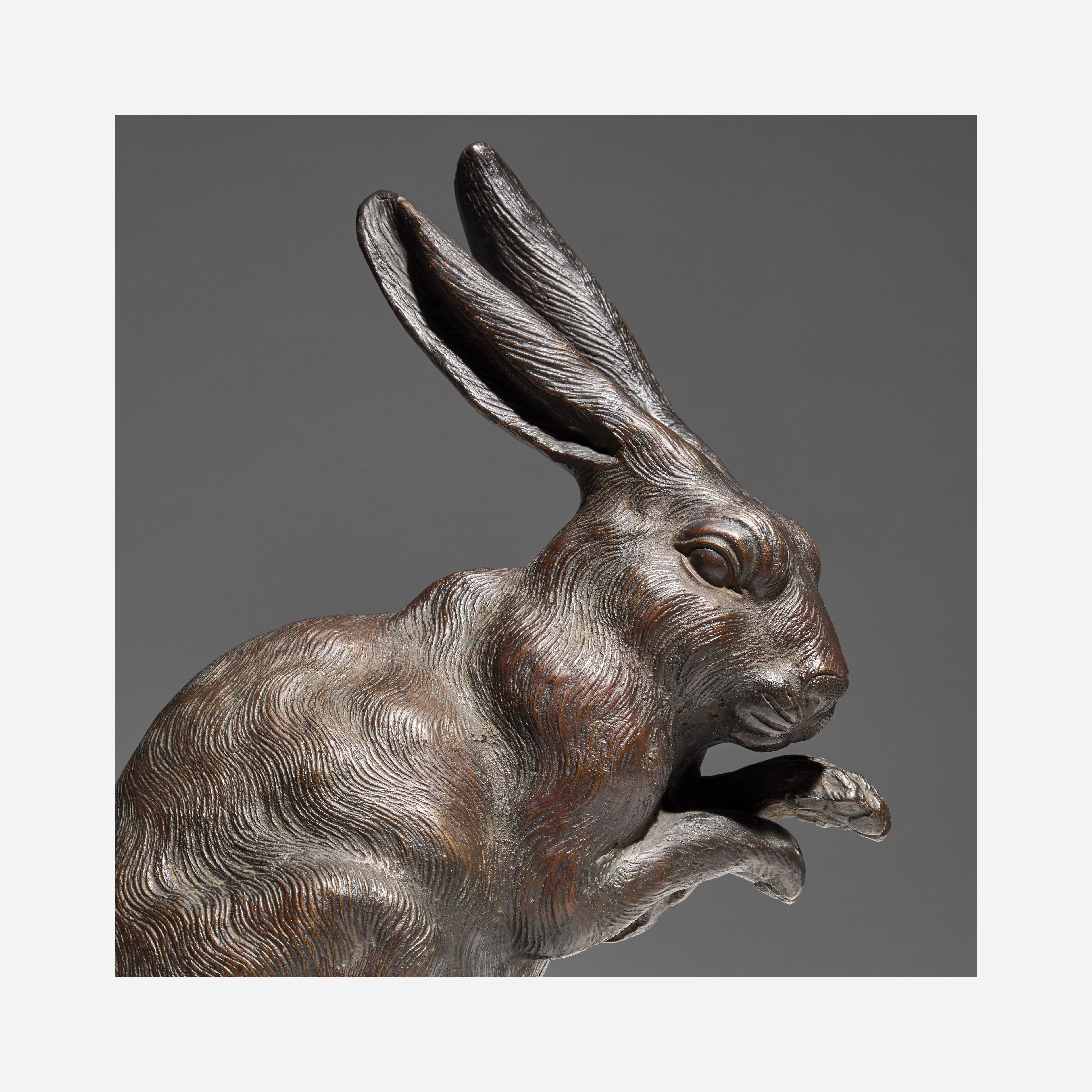 Japanese School | Okimono of a rabbit | MutualArt