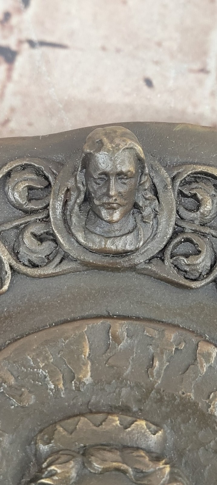 Jean Patoue | Genuine Bronze bas relief of Queen Elizabeth II from ...