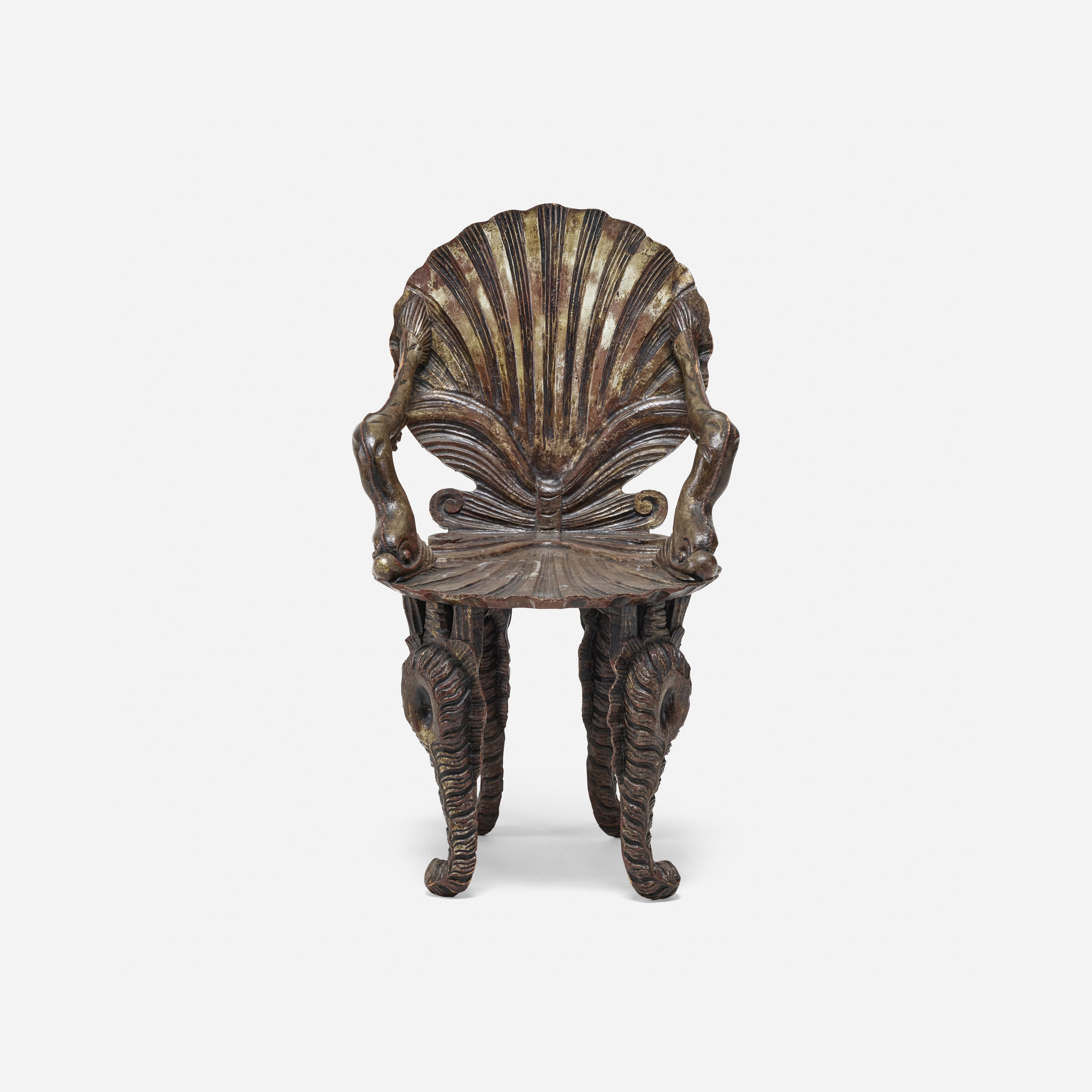 Venetian School, 19th Century | Grotto chair (Late 19th Century ...