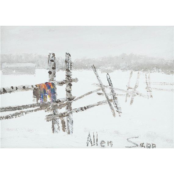Allen Sapp | UNTITLED (WINTER SCENE | MutualArt