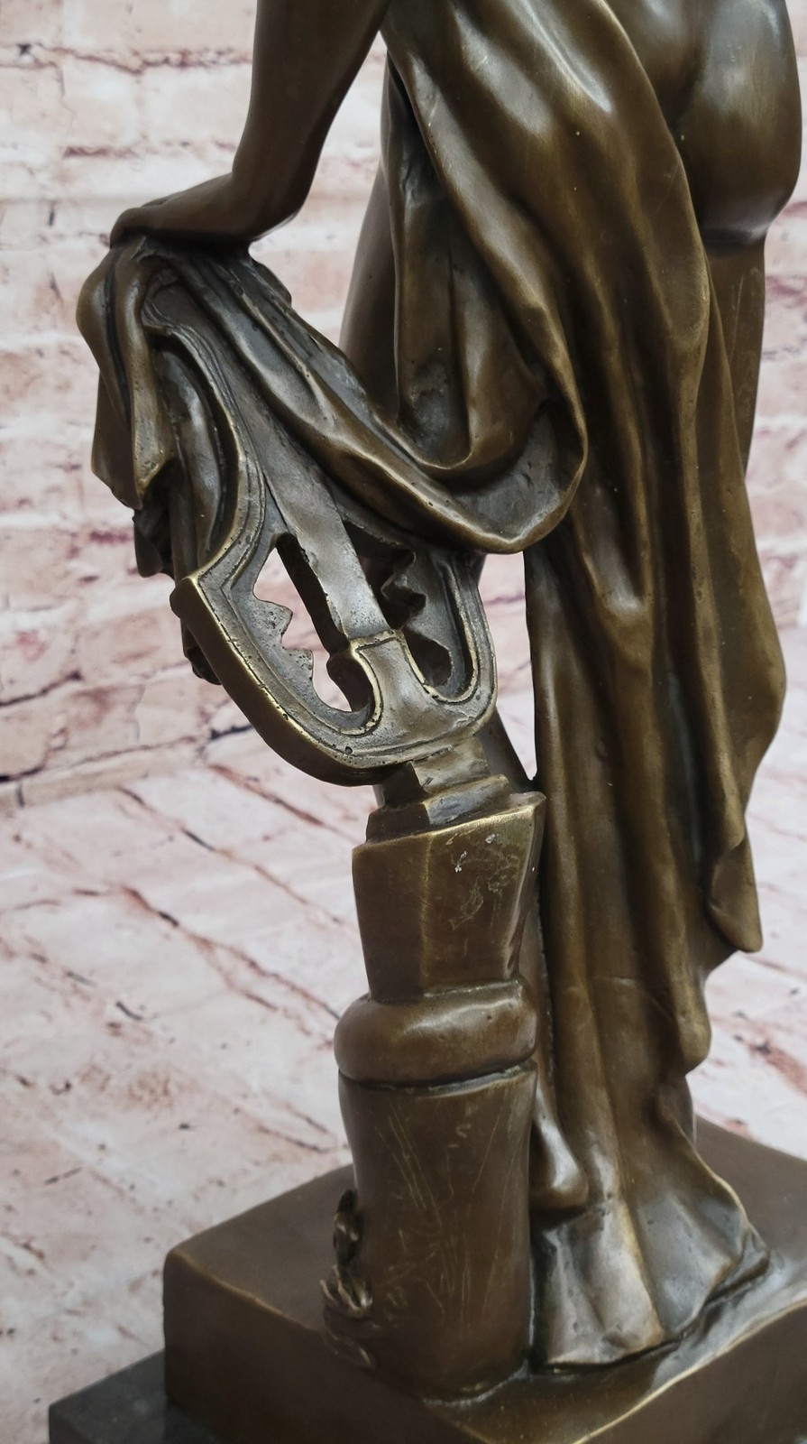 F.M. Fisher | Apollo Bronze Statue with Lyre | MutualArt