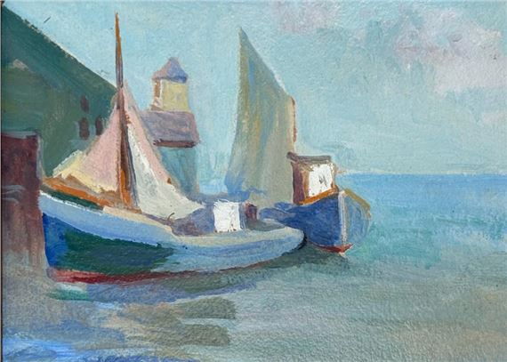 Albert Edel | Boats, Provincetown (Early 20) | MutualArt