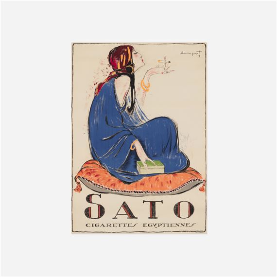 cigarettes egyptiennes SATO by Charles Loupot on artnet Lot Detail - 1910's S25
