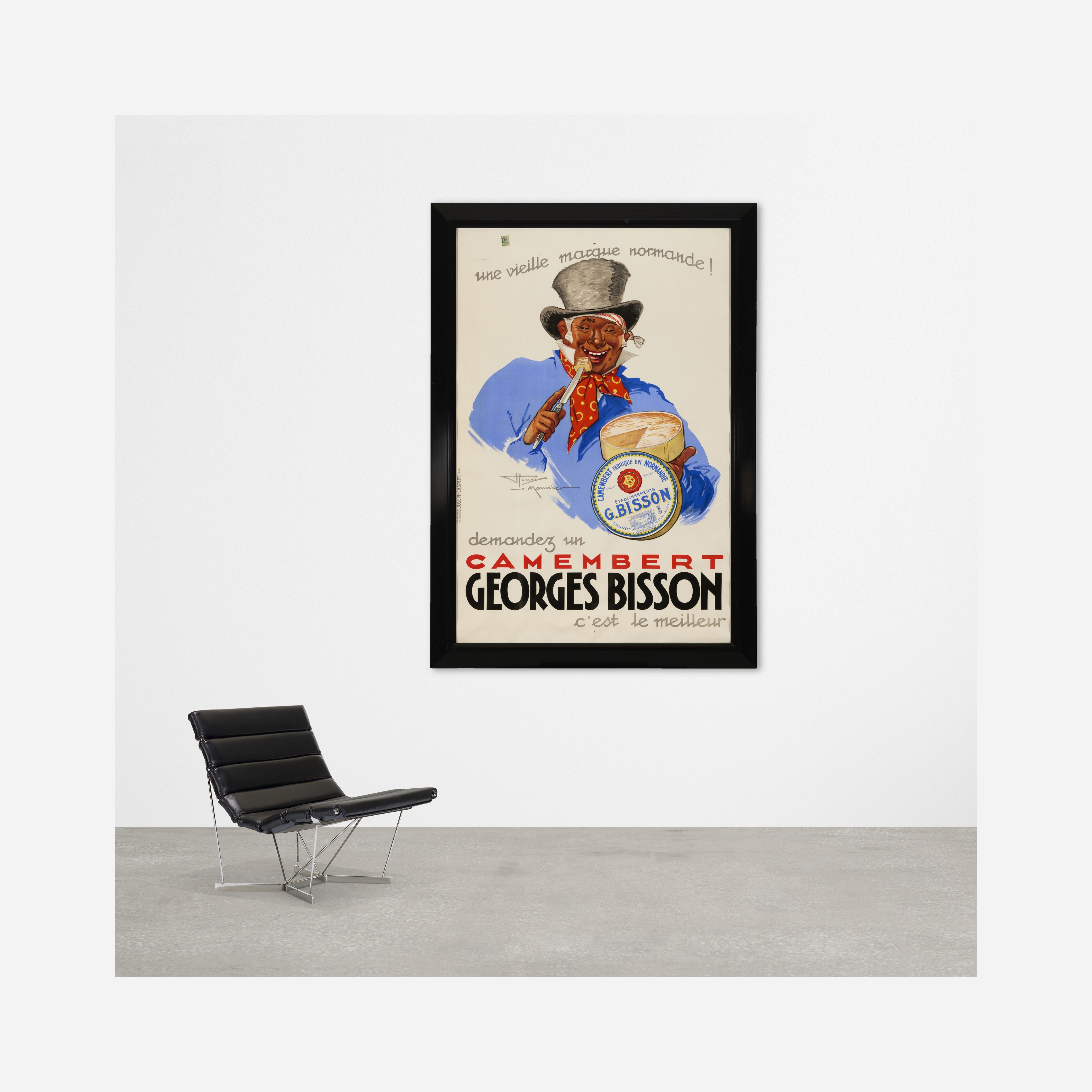 Henry Le Monnier | Camembert / George Bisson vintage poster (1937 ...