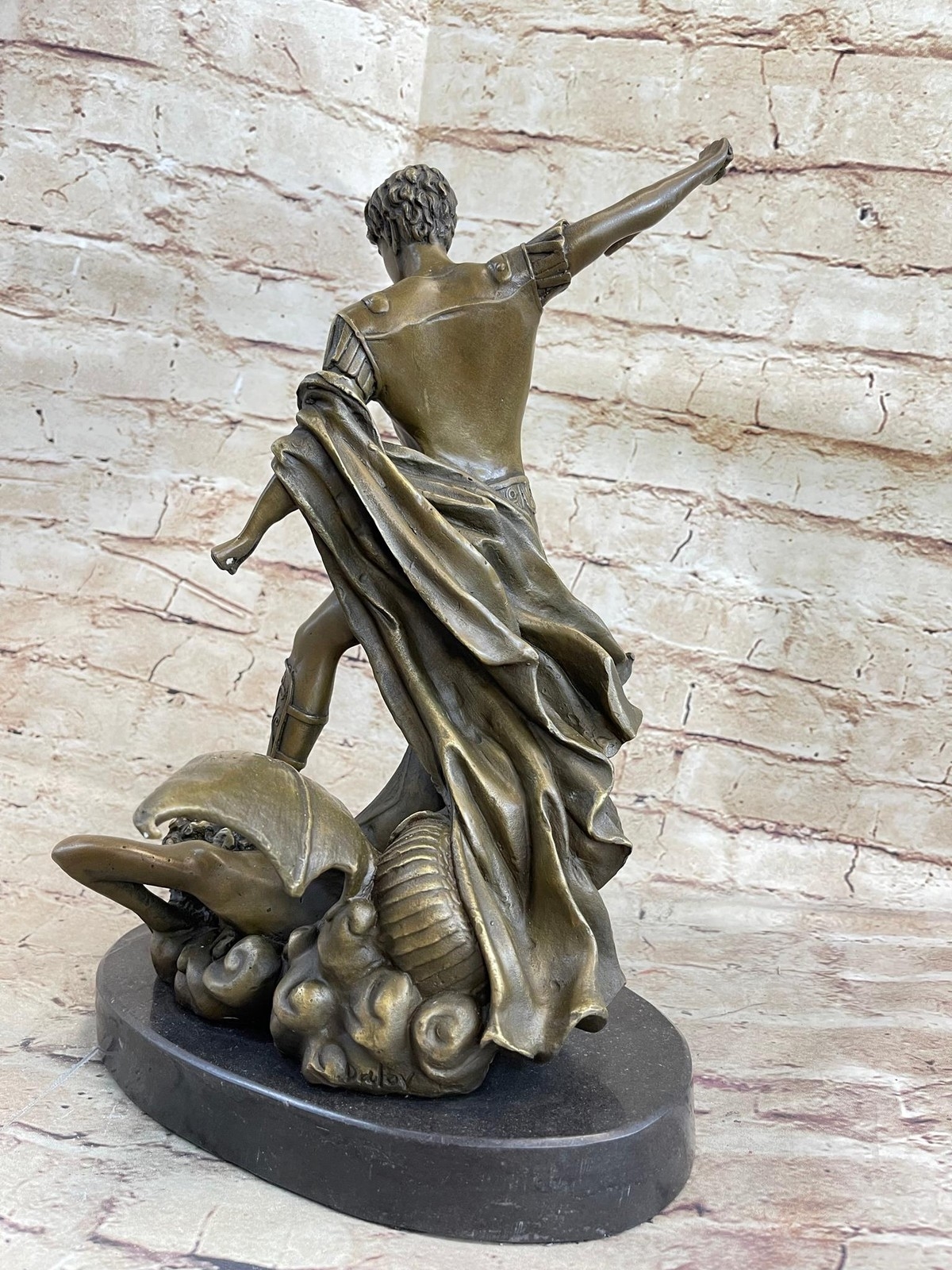 Guido Reni | Saint Michael Archangel and the Devil Bronze Sculpture ...