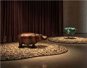 Installation view of François-Xavier Lalanne exhibition at Ben Brown Fine Arts, Hong Kong.