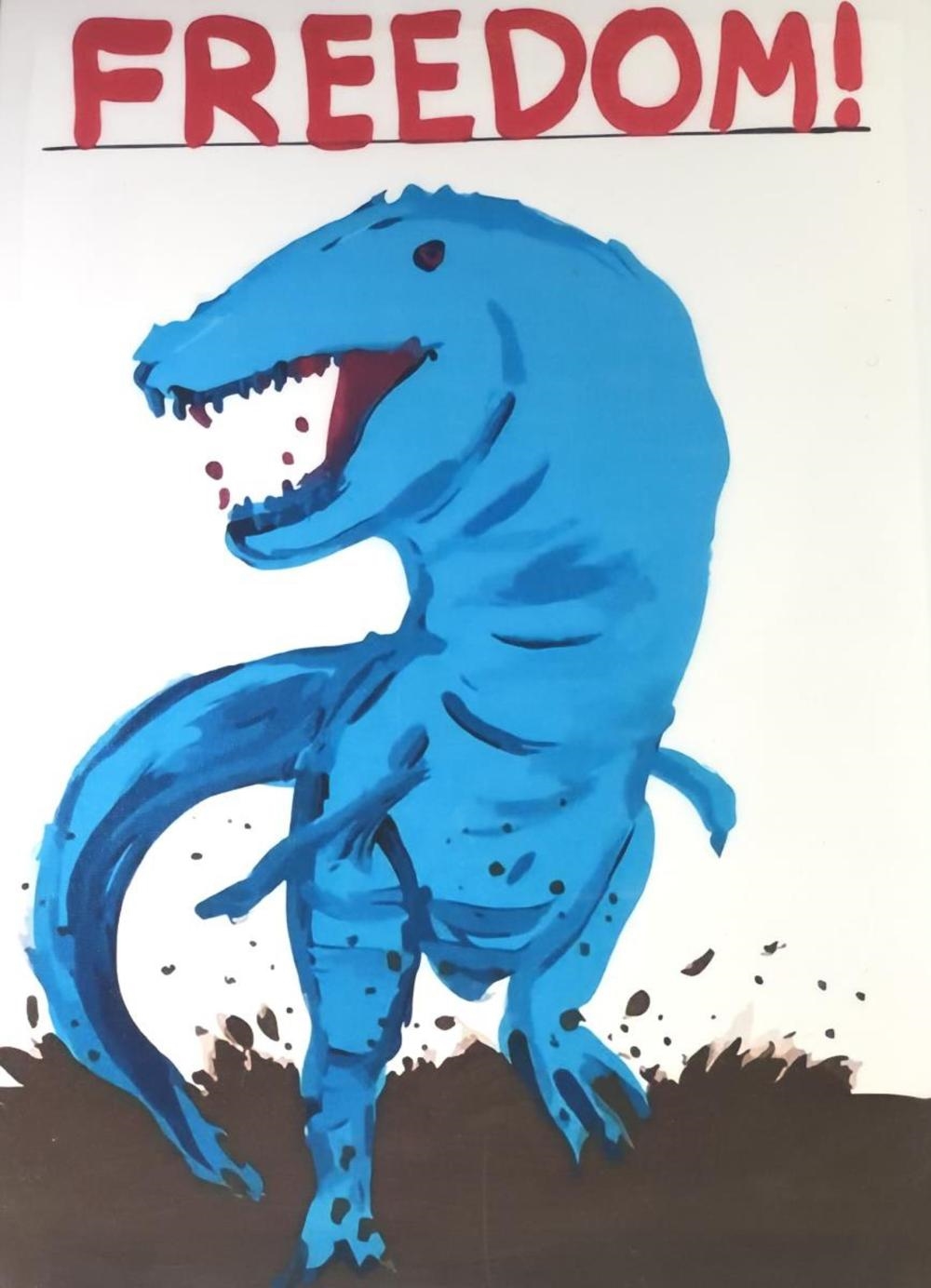 David Shrigley | Freedom T-Rex | MutualArt